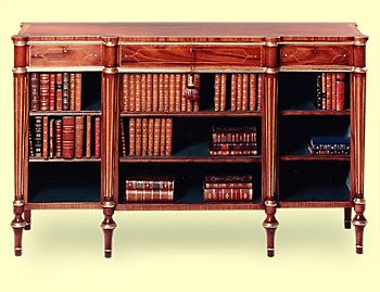 Regency Style Rosewood Bookcase