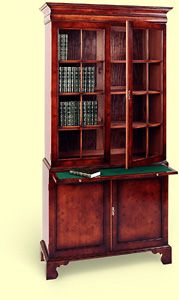 Chippendale Walnut Bookcase