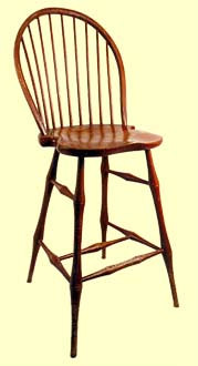 Bow Back Bar Height Tavern Chair