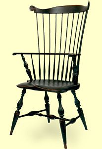 Comb Back Arm Chair