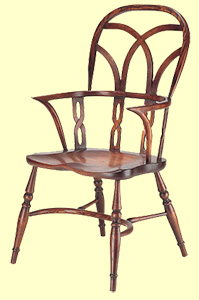 Gothic Interlace Side Chair