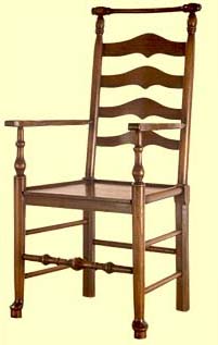 Macclesfield Ladderback Carver Chair