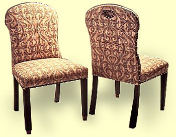 Dining Chair with Studded Back-Handle