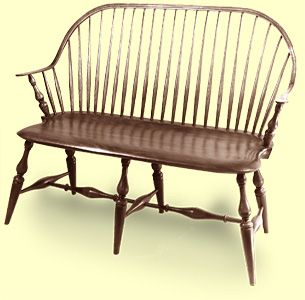 1760 Continuous Arm Settee