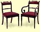 Regency Style Dining Arm Chair