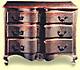 18th c. Commode-en-Arbalete  