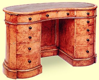 Kidney Shaped Desk