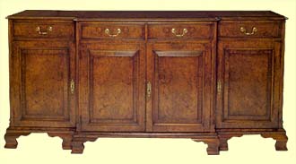 English Walnut Sideboard in the Style of George II