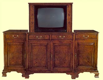 English Walnut Sideboard in the Style of George II