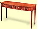 Sheraton Bow Fronted Serving Table