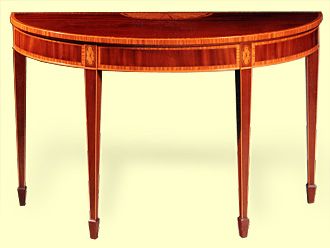 Sheraton Style Console Table
