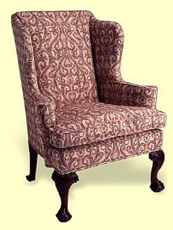 Georgian Style Wing Chair