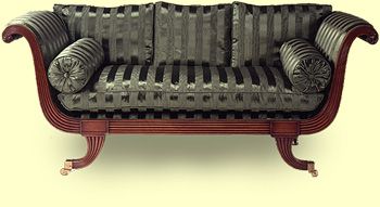 Regency Style Sabre Leg Sofa